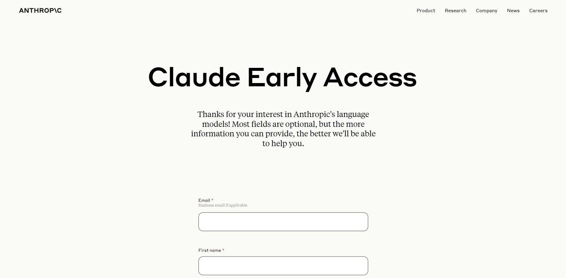 Claude Early Access