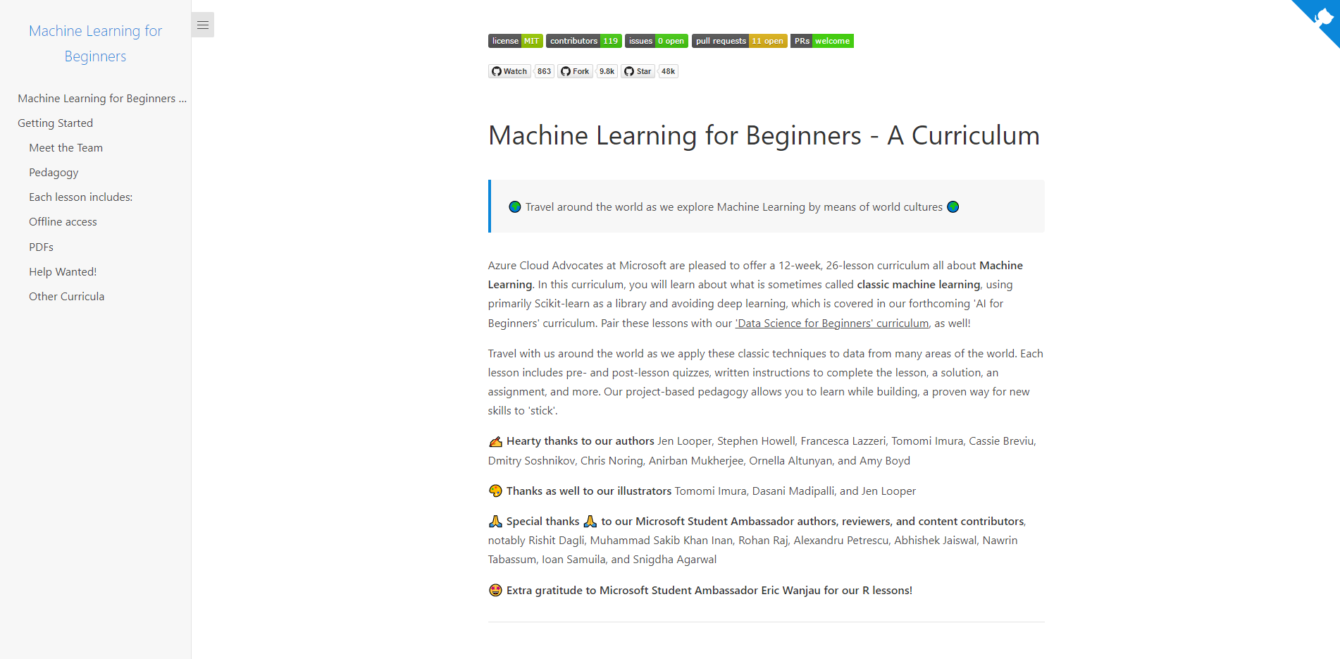 Machine Learning for Beginners