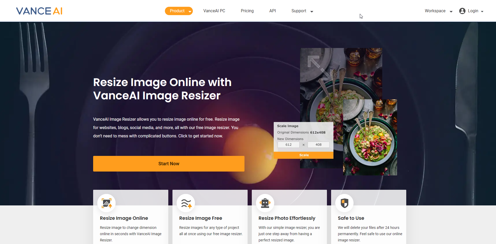 VanceAI Image Resizer