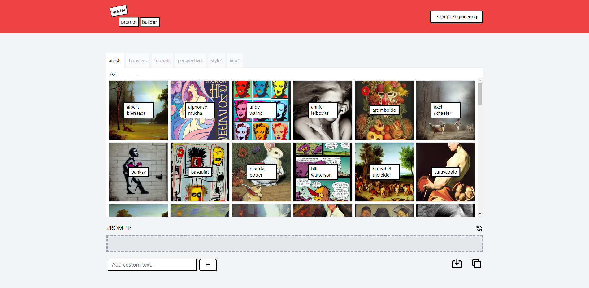 Visual Prompt Builder
