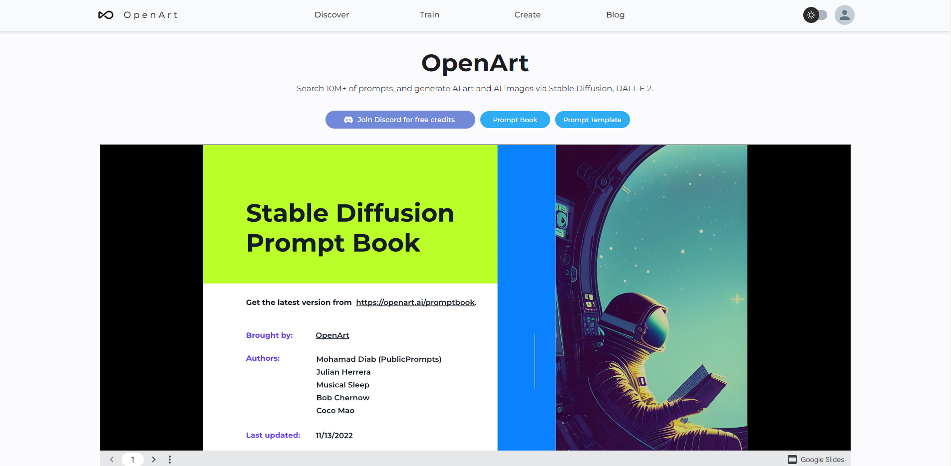 Stable Diffusion Prompt Book