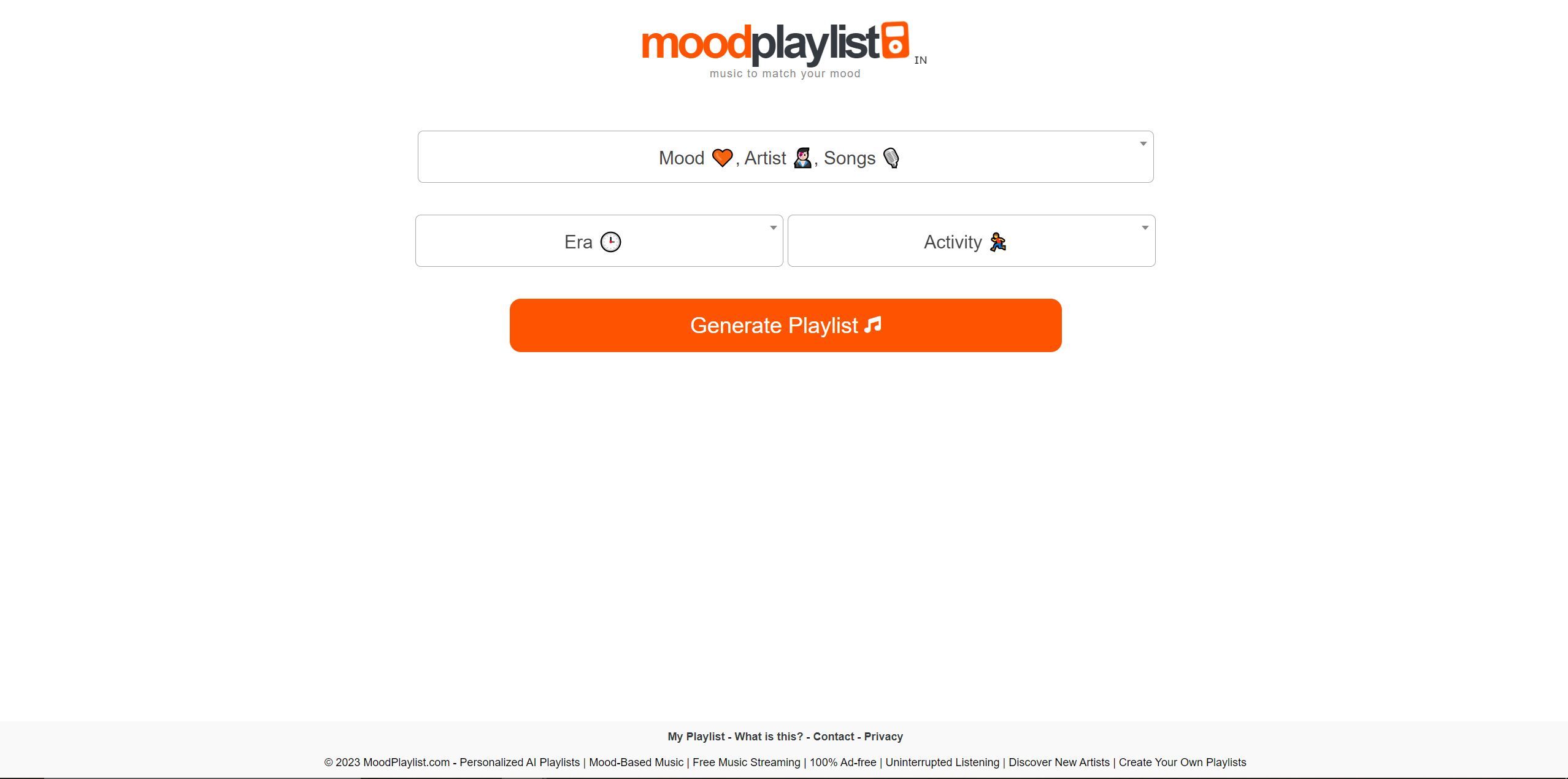 Moodplaylist.com