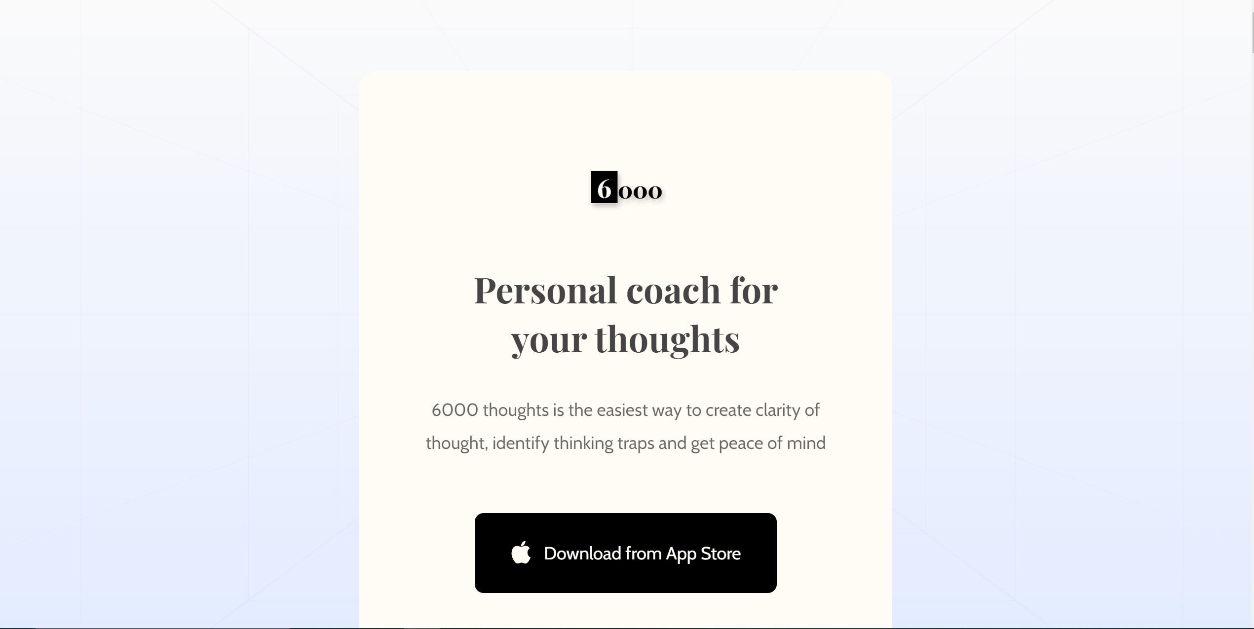 6000 Thoughts
