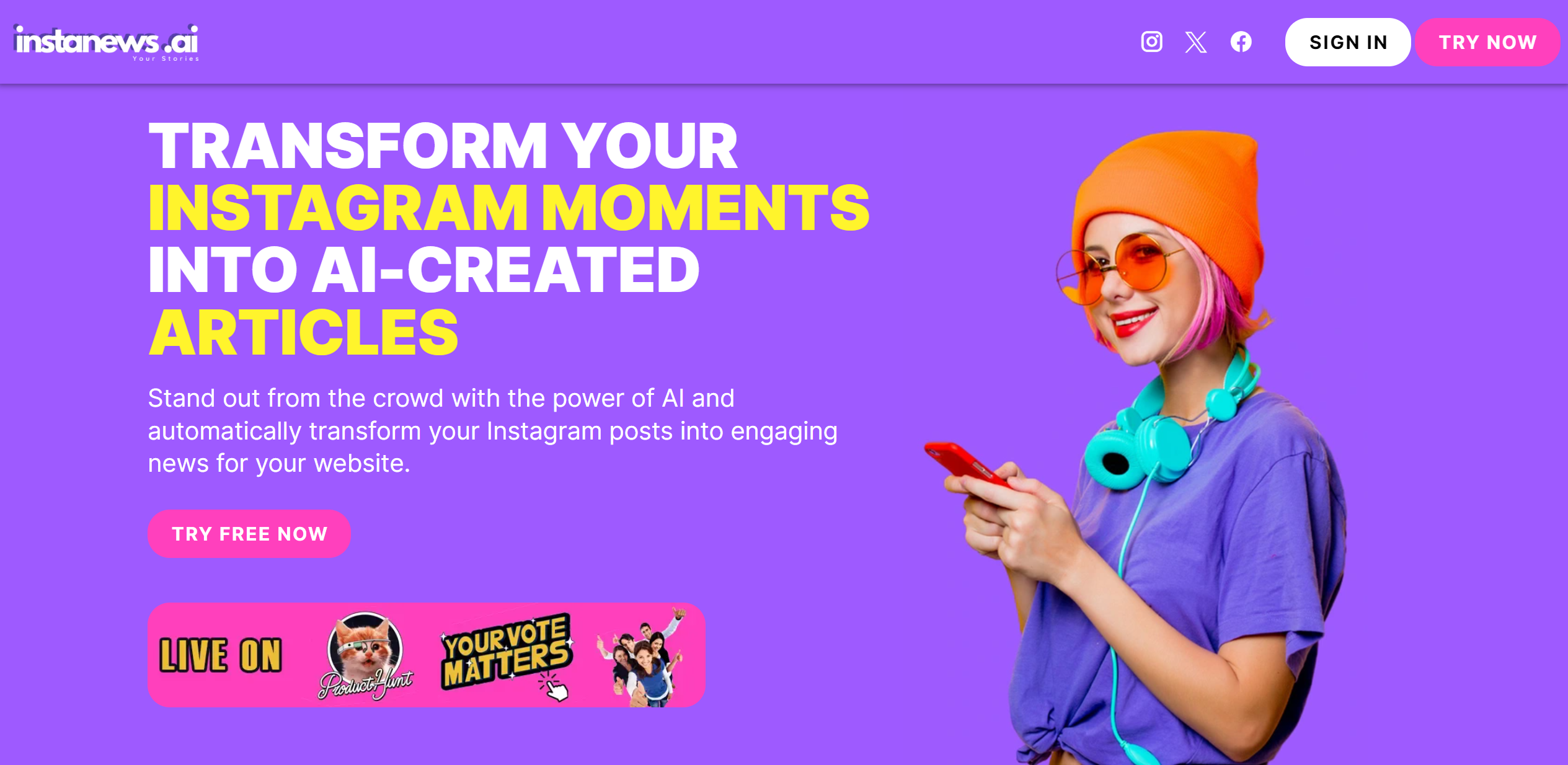 InstaNews.ai