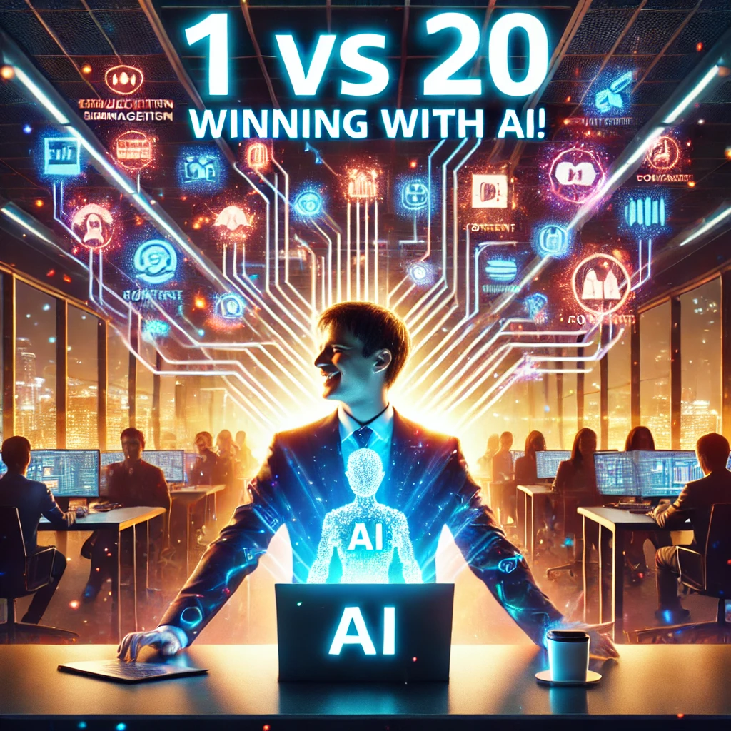 逆袭:用AI1个人如何击败20人的团队!