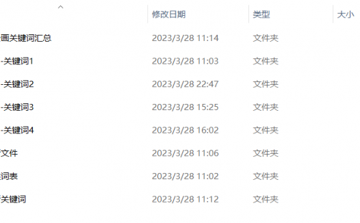 Midjourney-10000+AI绘画关键词汇总