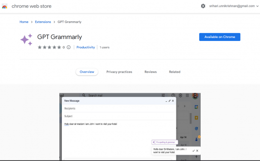 GPT Grammarly
