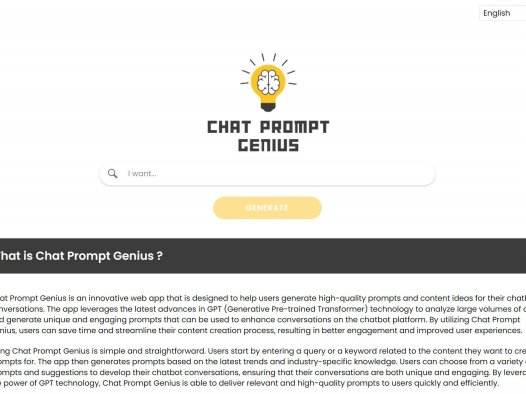Chat Prompt Genius