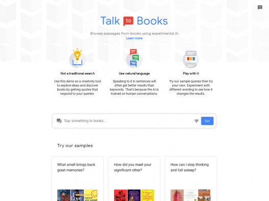 Talk To Books