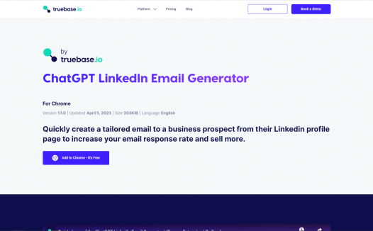 ChatGPT LinkedIn Email Generator