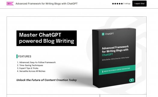 Advanced Framework for writing Blogs