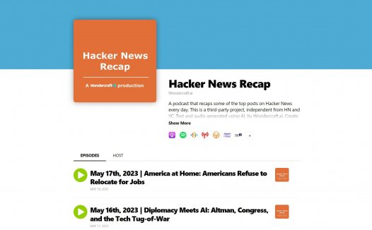 Hacker News Recap