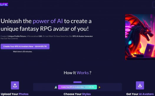 RPG AI Selfie Generator