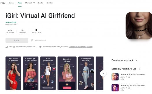 Virtual AI Girlfriend