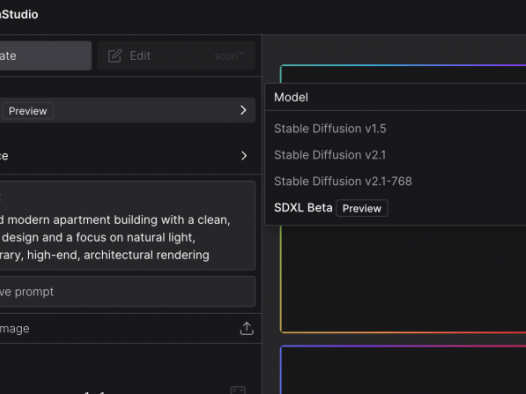稳定扩散 SDXL Beta 模型