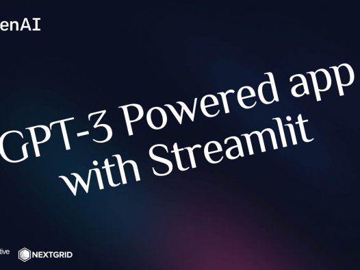 如何使用 GPT-3 教程:使用 streamlit 构建您自己的 GPT-3 驱动的应用程序