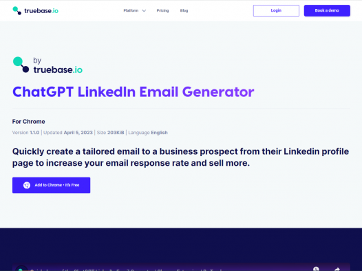 ChatGPT LinkedIn Email Generator