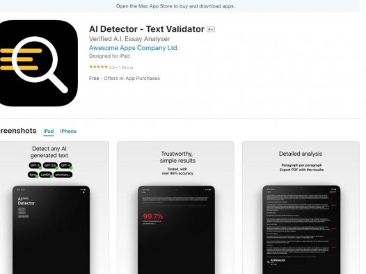 AI Detector – Text Validator