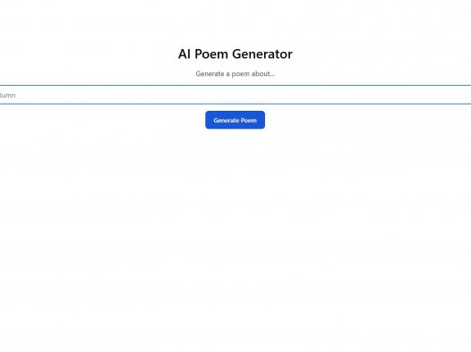 AI Poem Generator