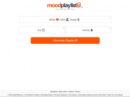 Moodplaylist.com