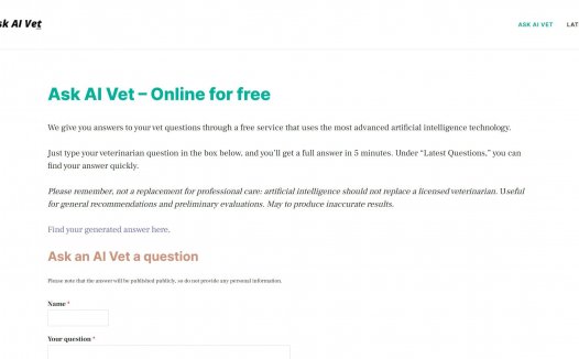 Ask AI Vet