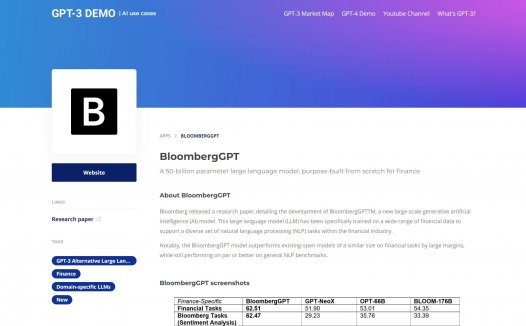 BloombergGPT