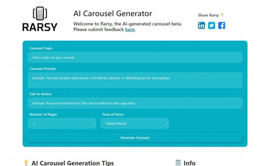 Carousel Generator