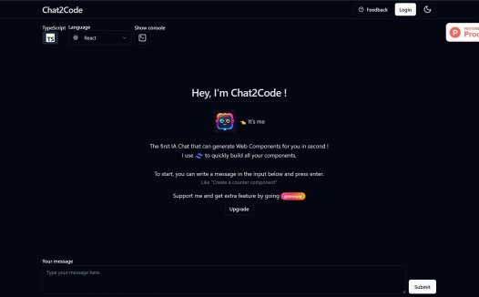 Chat2Code