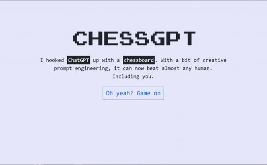 ChessGPT