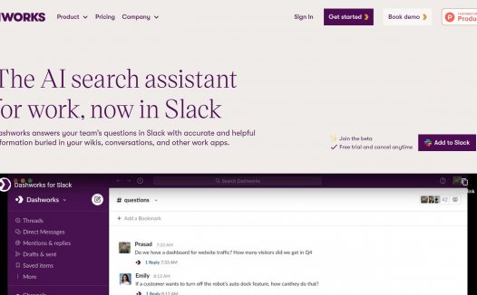 Dashworks for Slack