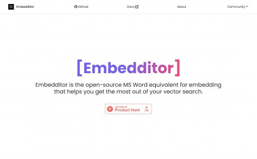 Embedditor