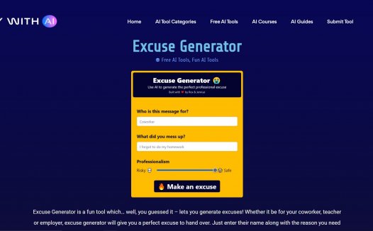 Excuse Generator