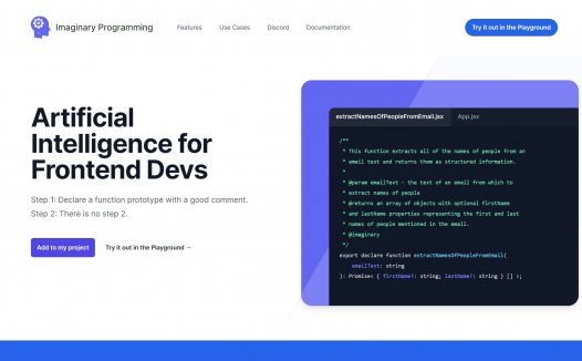 Imaginary Programming