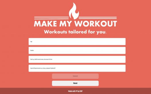 Make My Workout