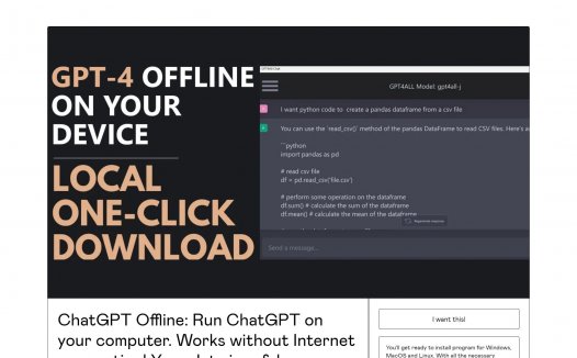 Offline ChatGPT