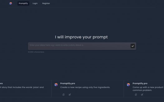 Promptify Editor