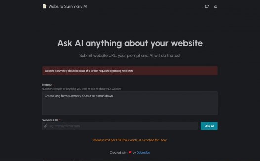 Website Summary AI