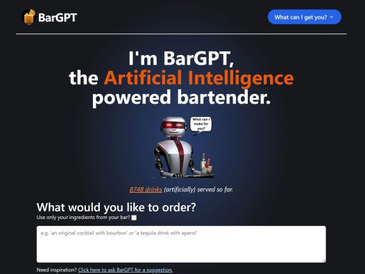 BarGPT