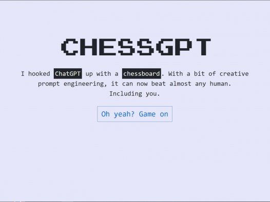 ChessGPT