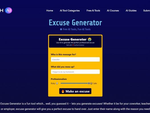 Excuse Generator
