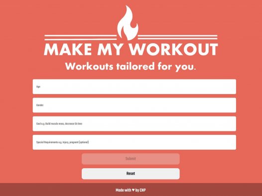 Make My Workout