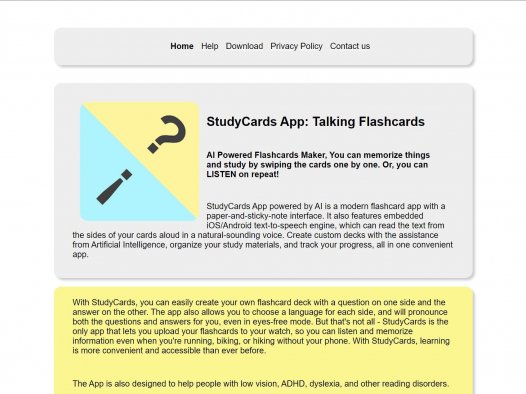 StudyCards App
