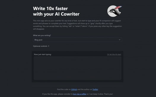 AI Cowriter