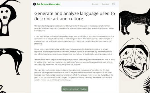 Art Review Generator