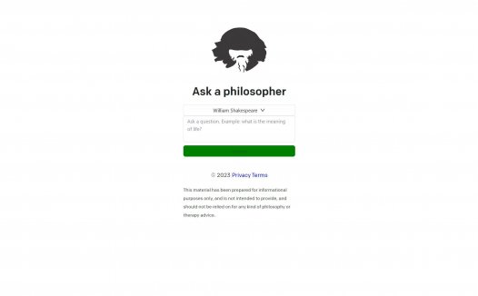 Ask a Philosopher