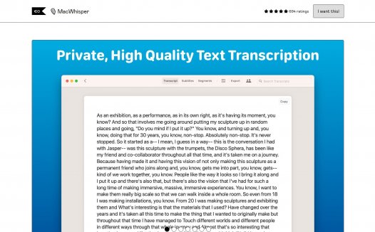 Macwhisper