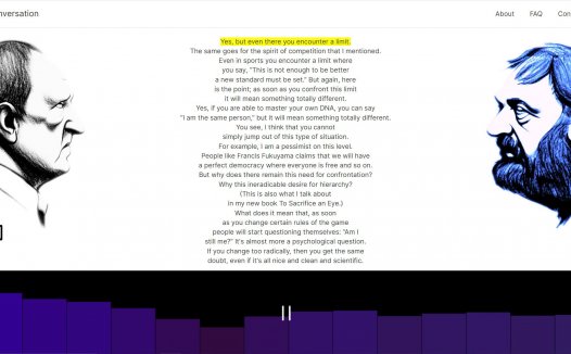 The Infinite Conversation