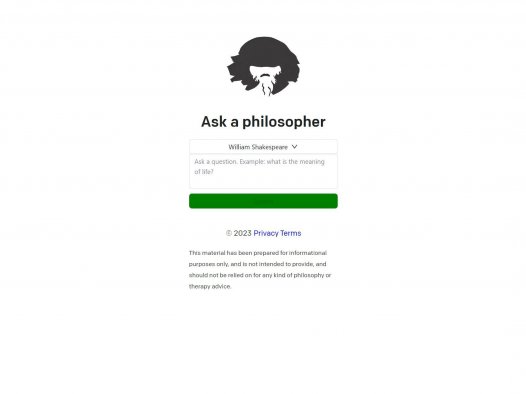 Ask a Philosopher