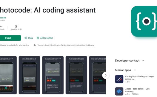 Photocode AI coding assistant