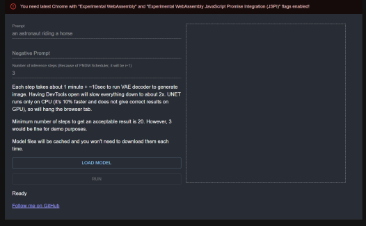 Stable Diffusion Webgpu